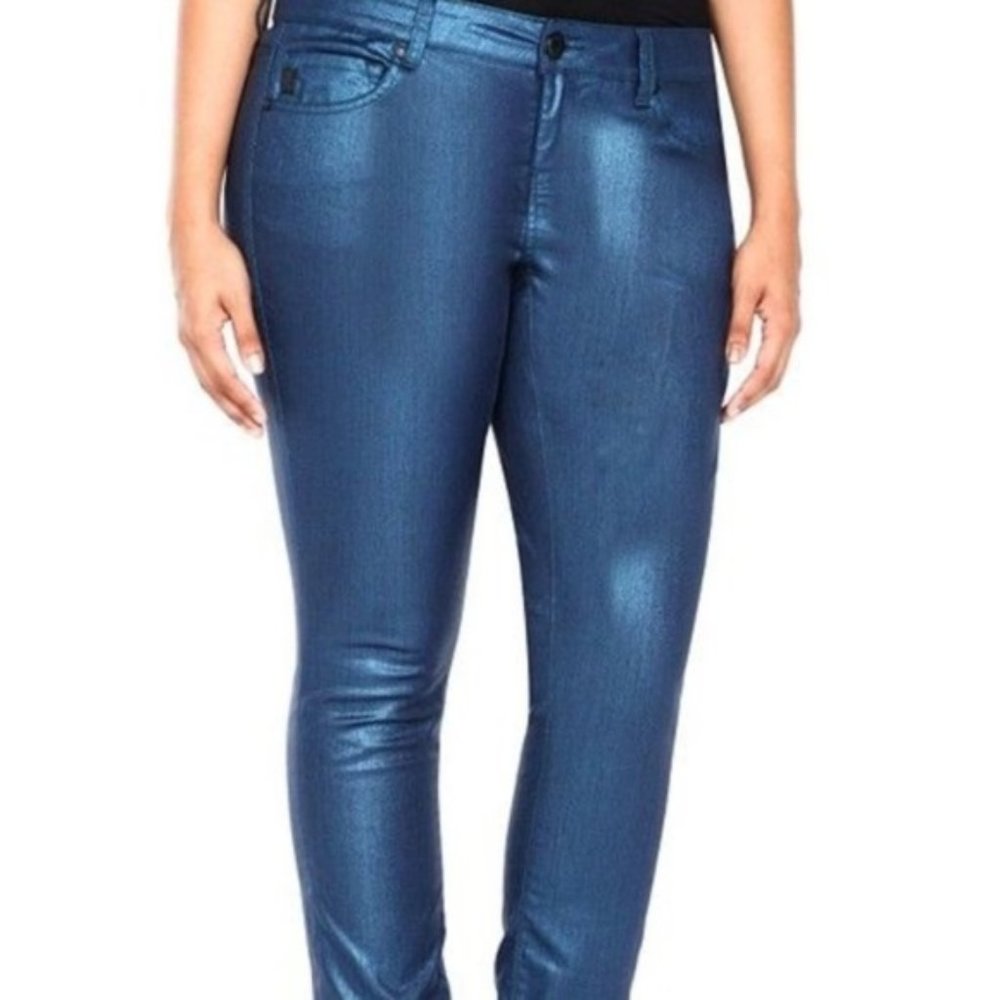 Torrid Blue Metallic Jegging